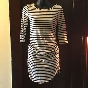 long medium black white maternity shirt